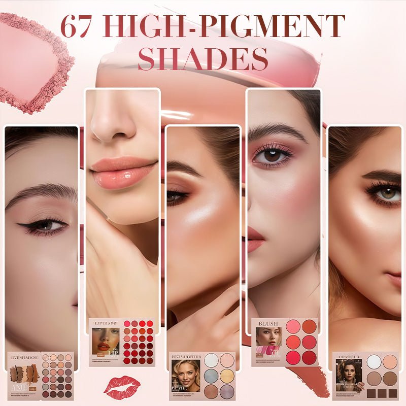 🔥Last Day Promotion 50% OFF💄5-Layer Book-Style Makeup Palette with 67 Pro Shades - My Good Buys - 🔥Last Day Promotion 50% OFF💄5-Layer Book-Style Makeup Palette with 67 Pro Shades