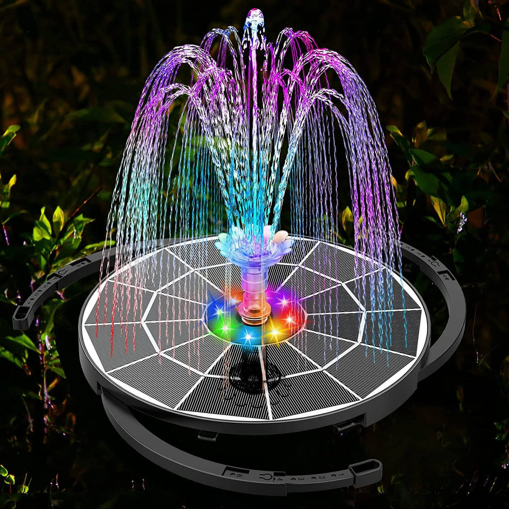 LED Solar Energy Fountain - My Good Buys - LED Solar Energy Fountain