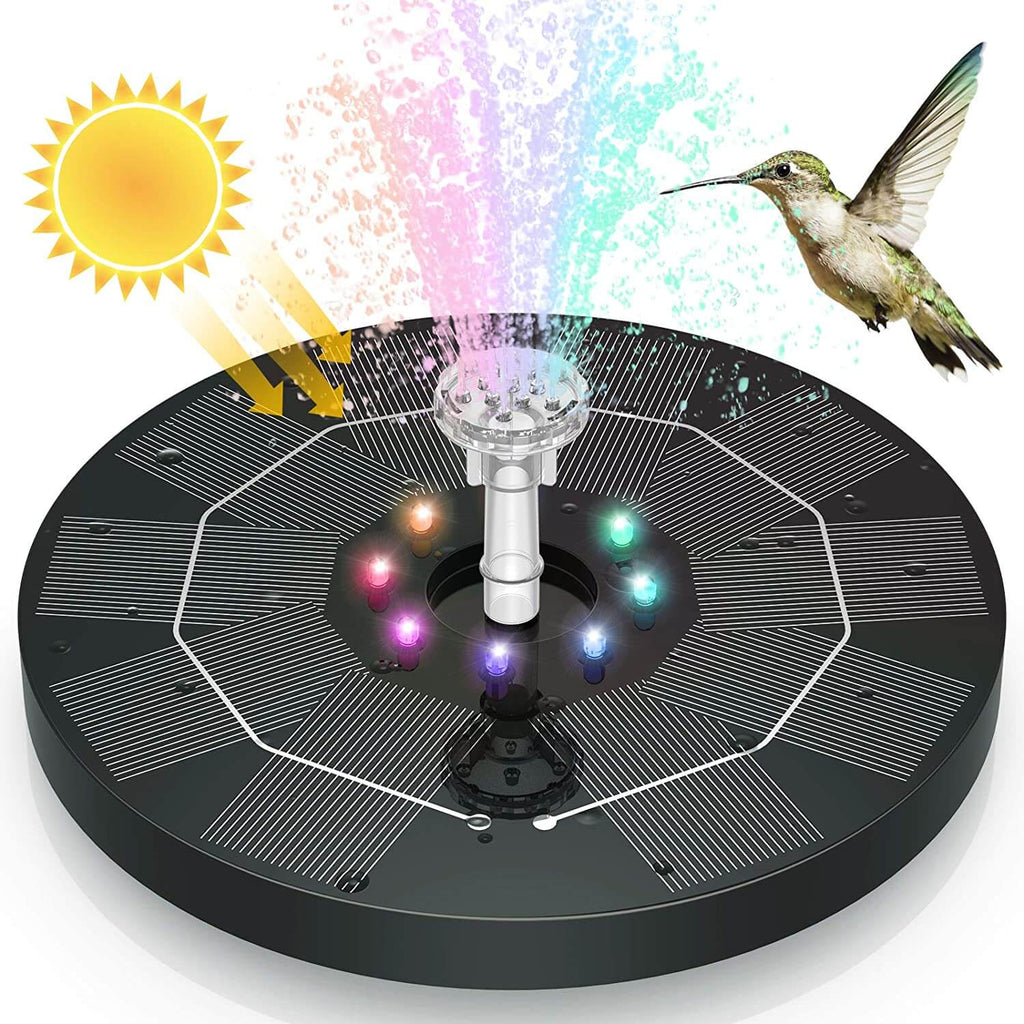 LED Solar Energy Fountain - My Good Buys - LED Solar Energy Fountain