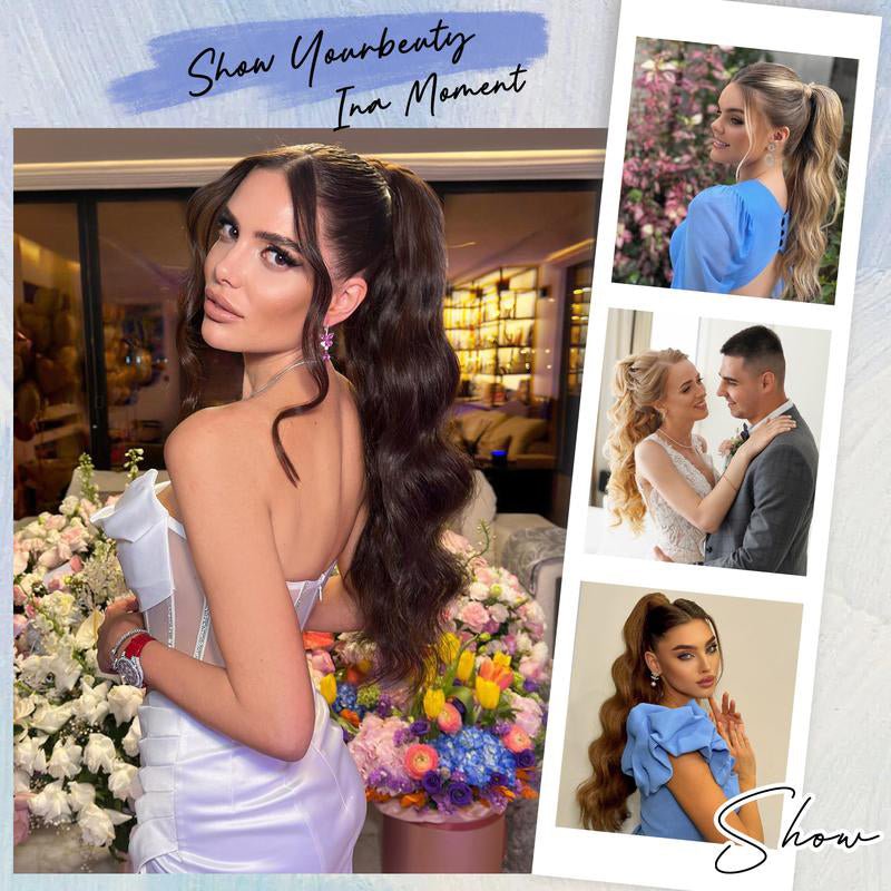 💜Limited time promotion 50%OFF💜Clip-on Wavy Ponytail Extension - My Good Buys - 💜Limited time promotion 50%OFF💜Clip-on Wavy Ponytail Extension