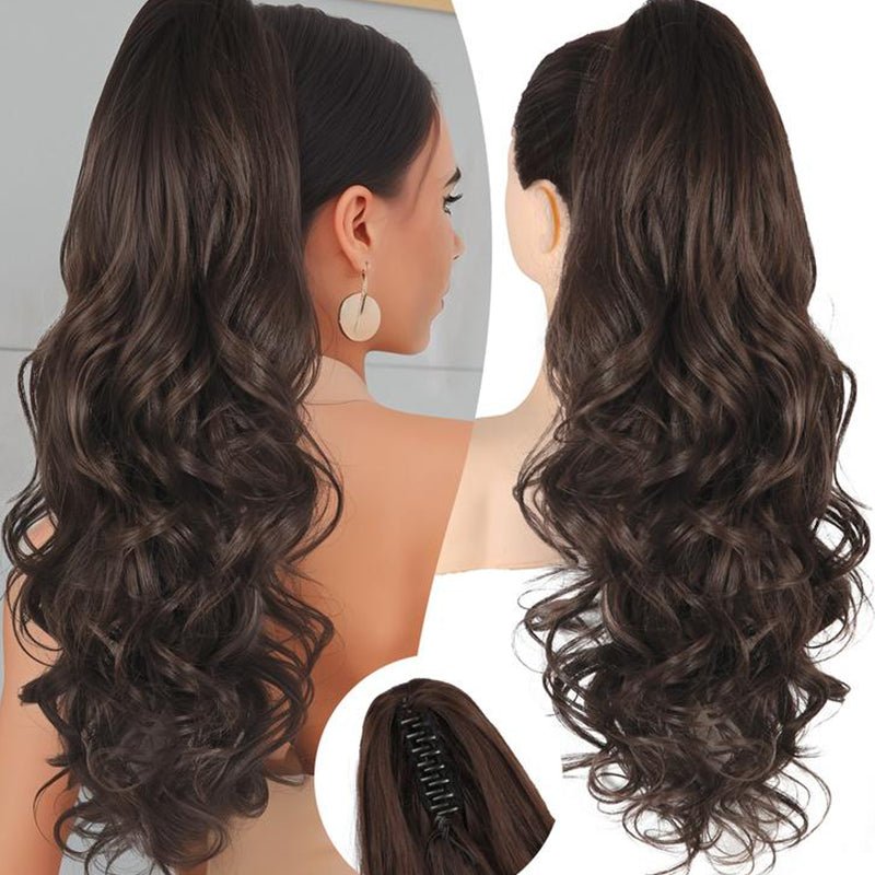 💜Limited time promotion 50%OFF💜Clip-on Wavy Ponytail Extension - My Good Buys - 💜Limited time promotion 50%OFF💜Clip-on Wavy Ponytail Extension