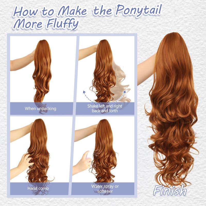 💜Limited time promotion 50%OFF💜Clip-on Wavy Ponytail Extension - My Good Buys - 💜Limited time promotion 50%OFF💜Clip-on Wavy Ponytail Extension