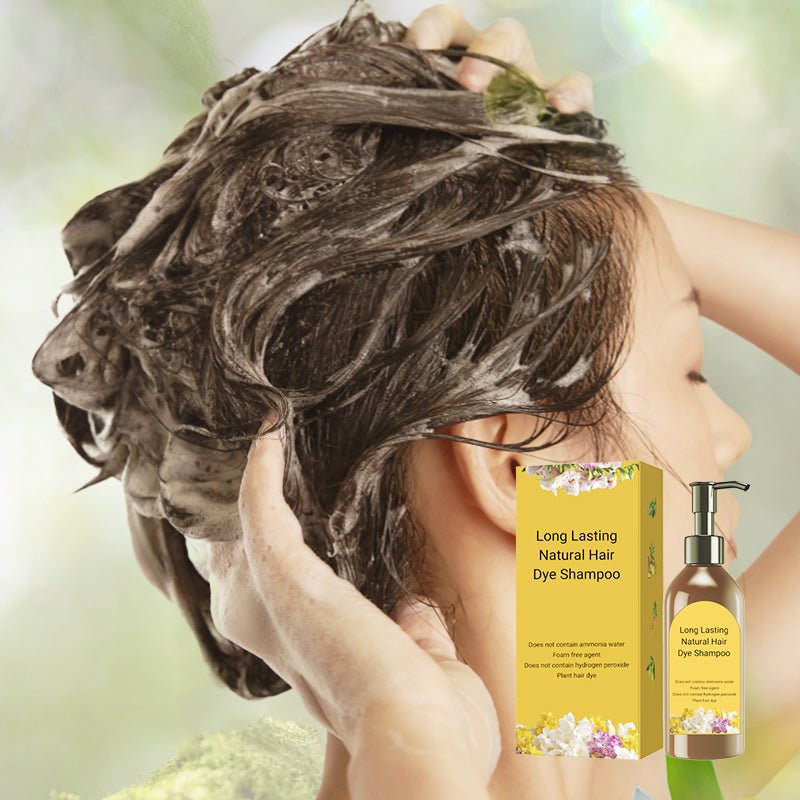 Long Lasting Natural Hair Dye Shampoo - My Good Buys - Long Lasting Natural Hair Dye Shampoo