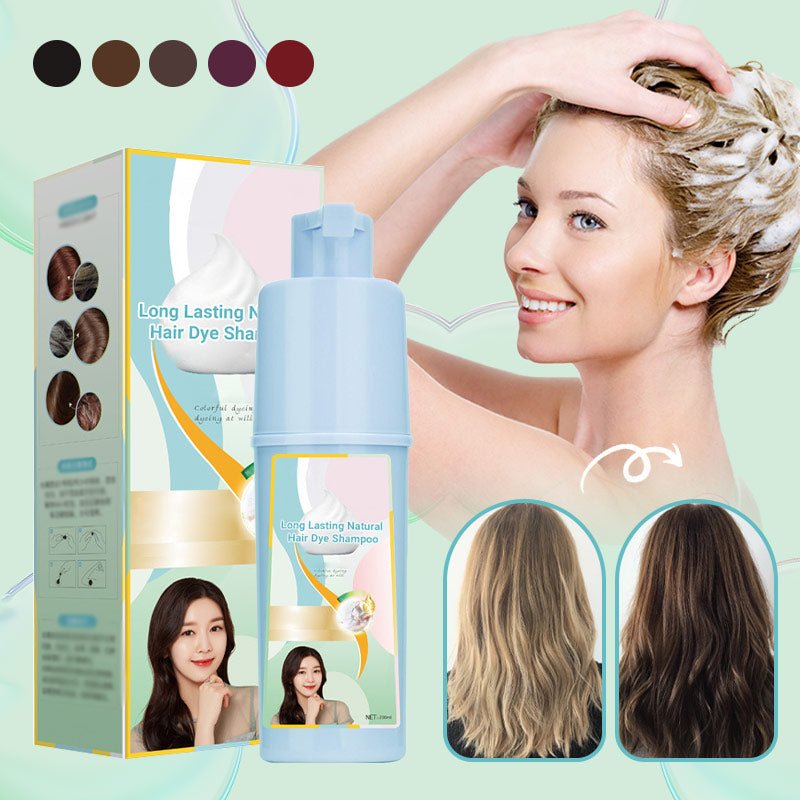 Long Lasting Natural Hair Dye Shampoo - My Good Buys - Long Lasting Natural Hair Dye Shampoo
