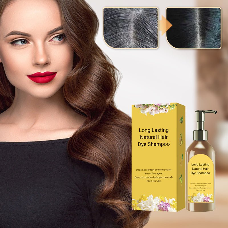 Long Lasting Natural Hair Dye Shampoo - My Good Buys - Long Lasting Natural Hair Dye Shampoo