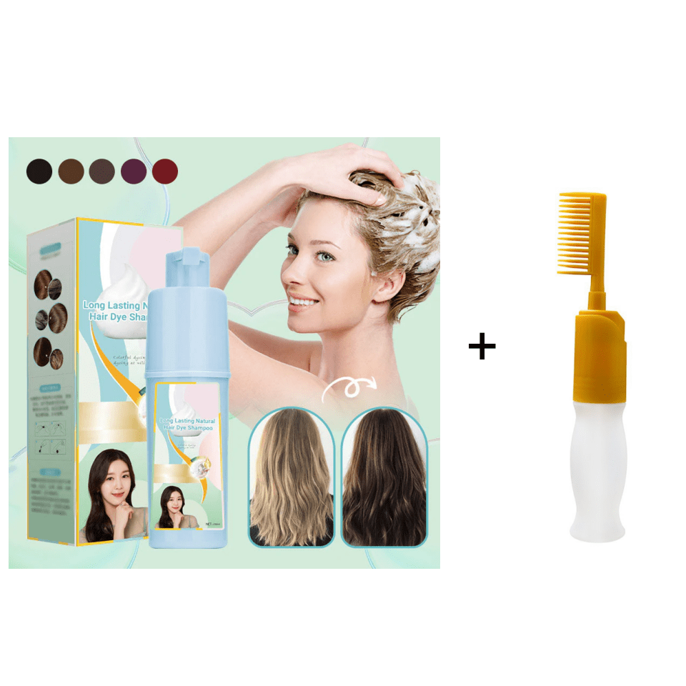Long Lasting Natural Hair Dye Shampoo - My Good Buys - Long Lasting Natural Hair Dye Shampoo