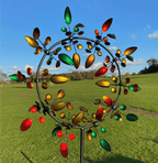 Magical metal windmill: Kinetic wind spinner for the garden - My Good Buys - Magical metal windmill: Kinetic wind spinner for the garden