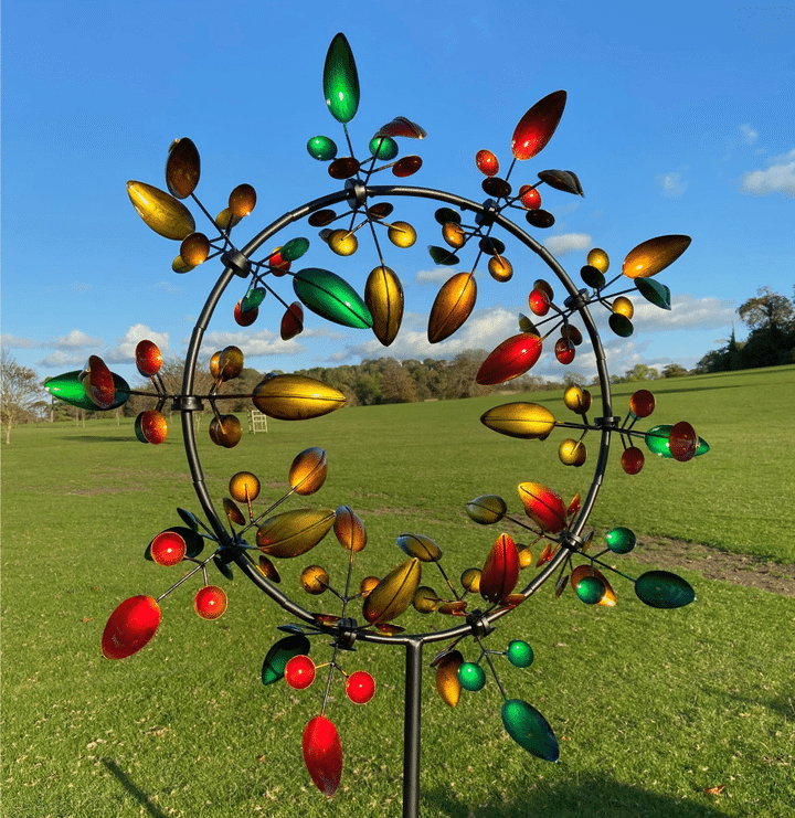 Magical metal windmill: Kinetic wind spinner for the garden - My Good Buys - Magical metal windmill: Kinetic wind spinner for the garden