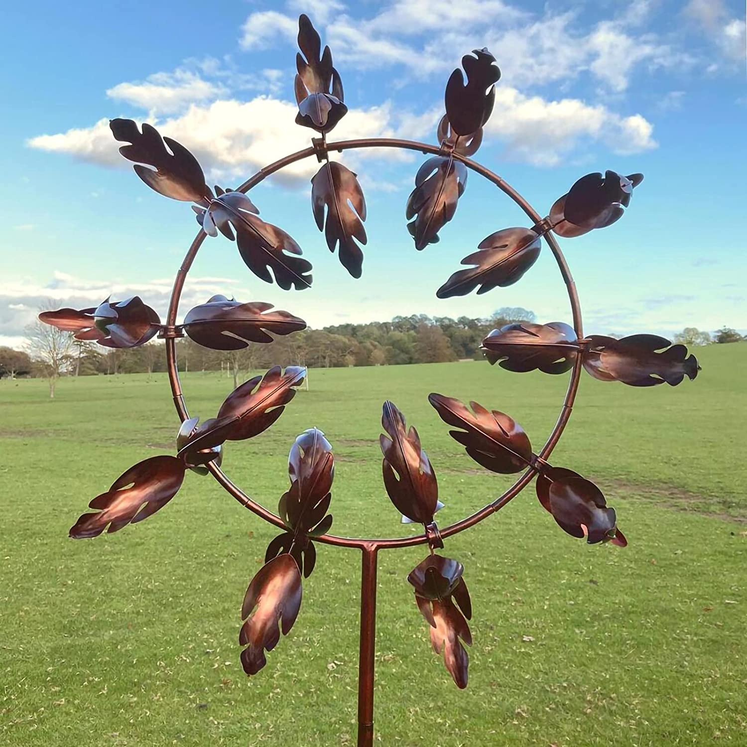 Magical metal windmill: Kinetic wind spinner for the garden - My Good Buys - Magical metal windmill: Kinetic wind spinner for the garden