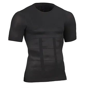 Men's Body Shaper Slimming T-Shirt - My Good Buys - Men's Body Shaper Slimming T-Shirt