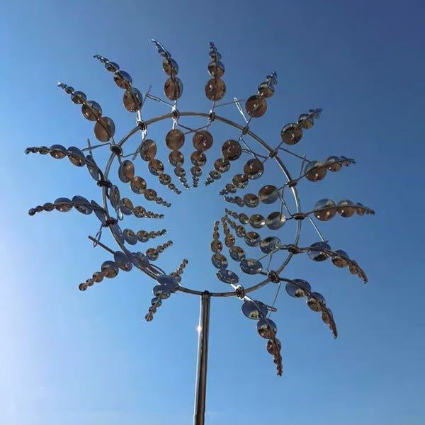 Metal Garden Windmill - Dual Motion Decorative Wind Spinner for Unique Garden Decor & Perfect Gift - My Good Buys - Metal Garden Windmill - Dual Motion Decorative Wind Spinner for Unique Garden Decor & Perfect Gift