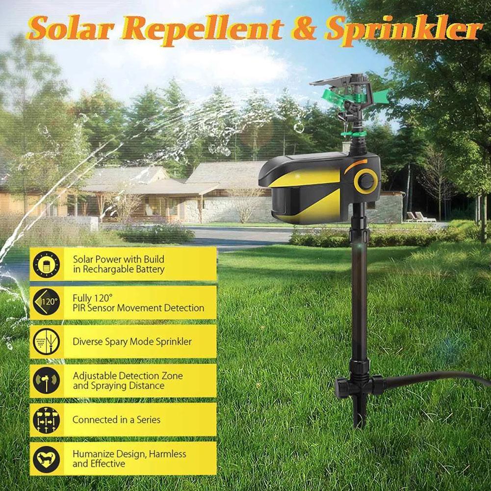 Motion Activated Sprinkler for Deer Solar Powered - Get Rid Of Deer - My Good Buys - Motion Activated Sprinkler for Deer Solar Powered - Get Rid Of Deer