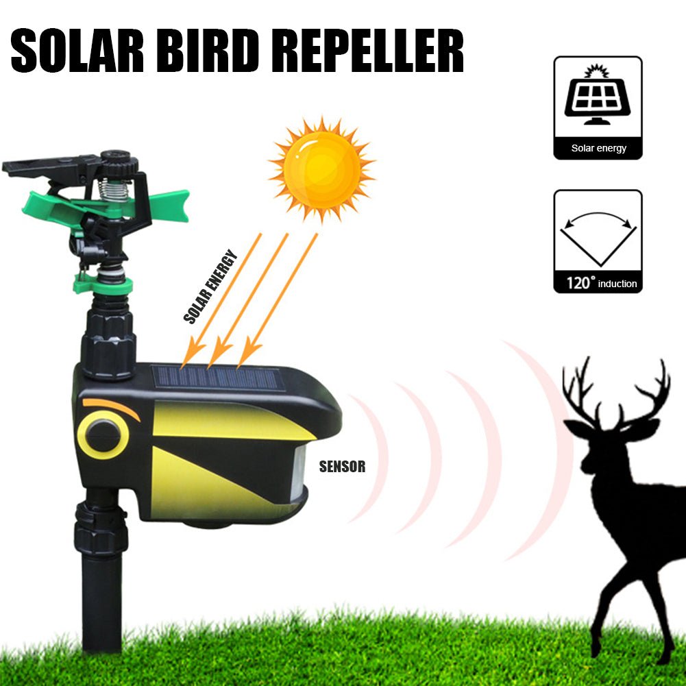 Motion Activated Sprinkler for Deer Solar Powered - Get Rid Of Deer - My Good Buys - Motion Activated Sprinkler for Deer Solar Powered - Get Rid Of Deer