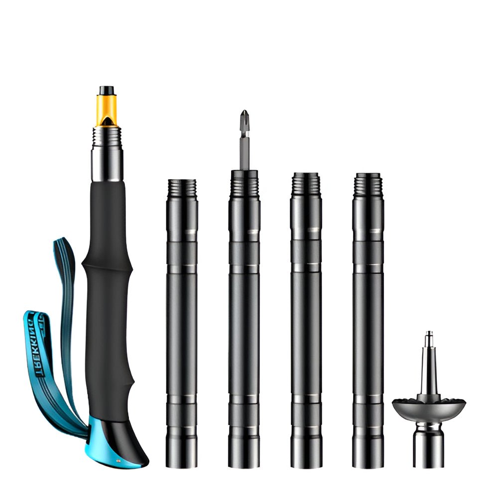 Multi-Functional Tactical Trekking Pole - Survival Hiking Stick with Built-In Tools - Durable & Versatile for Camping and Outdoor Adventures - My Good Buys - Multi-Functional Tactical Trekking Pole - Survival Hiking Stick with Built-In Tools - Durable & Versatile for Camping and Outdoor Adventures