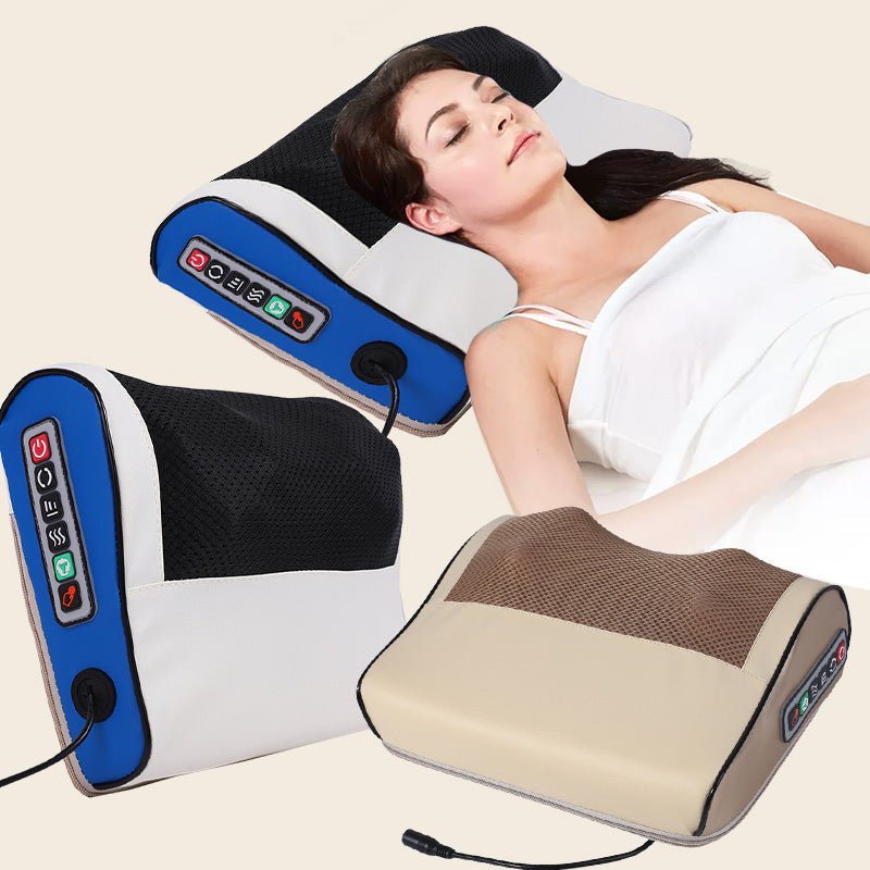 Multifunctional Deep Kneading Massage Pillow with Heat - My Good Buys - Multifunctional Deep Kneading Massage Pillow with Heat