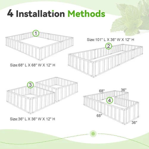 Outdoor Flower Vegetable Raised Garden Bed - My Good Buys - Outdoor Flower Vegetable Raised Garden Bed