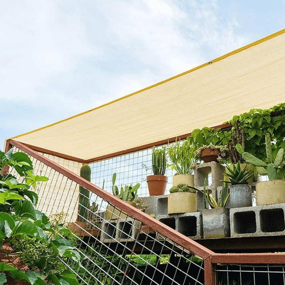 Outdoor Mesh Patio Sun Shade Sail Canopy - My Good Buys - Outdoor Mesh Patio Sun Shade Sail Canopy