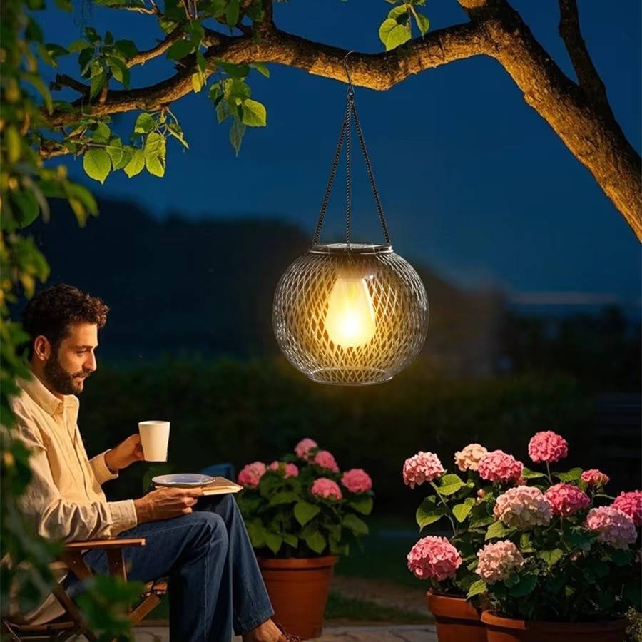 Outdoor Solar Hanging Lantern - My Good Buys - Outdoor Solar Hanging Lantern