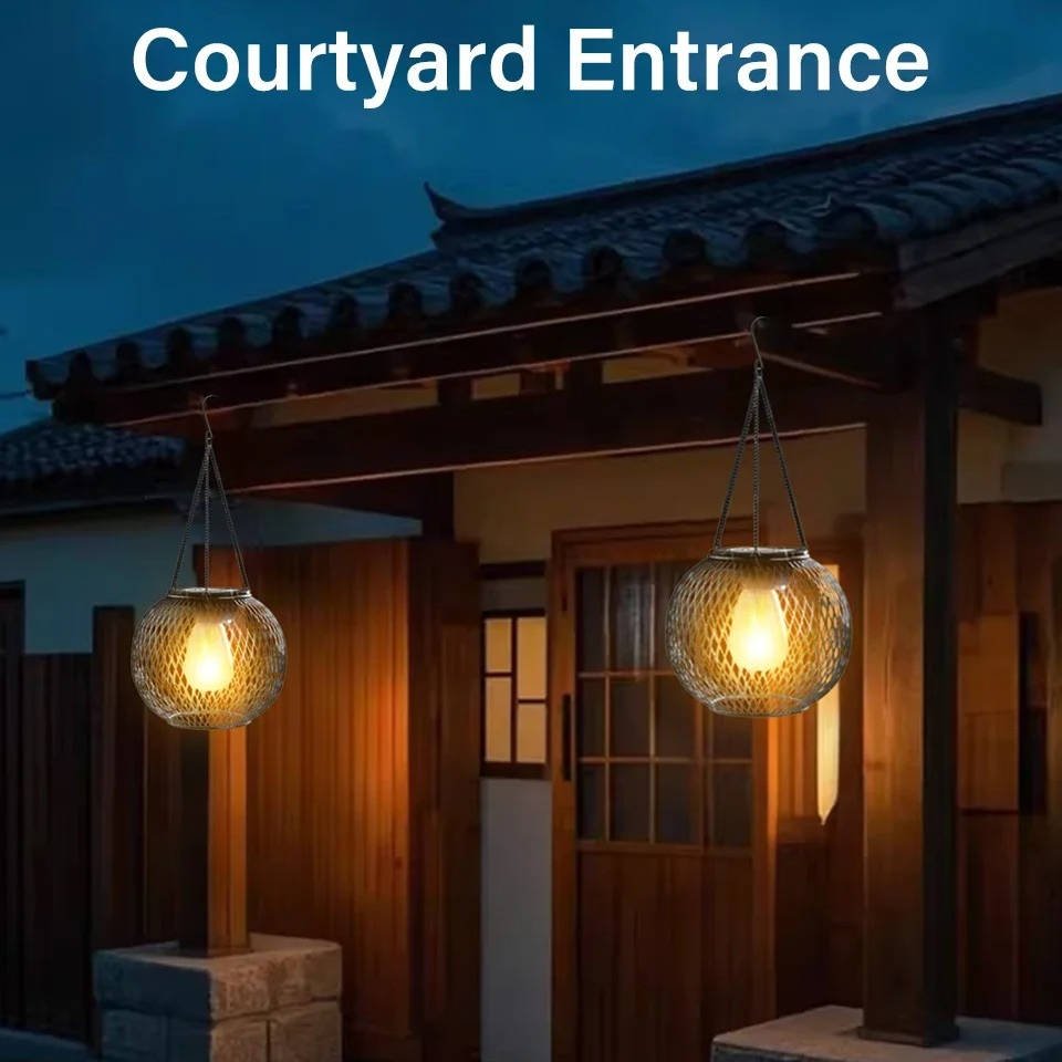 Outdoor Solar Hanging Lantern - My Good Buys - Outdoor Solar Hanging Lantern