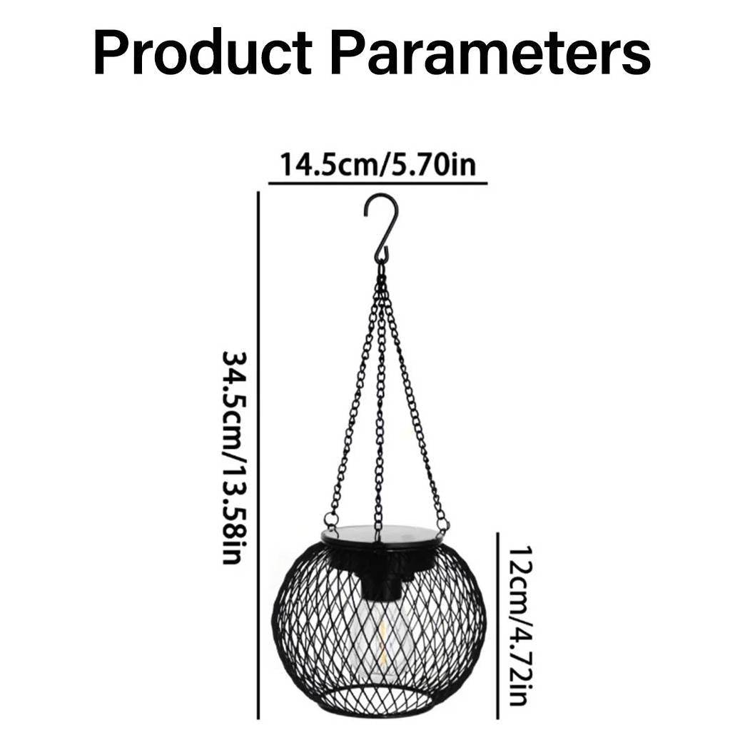 Outdoor Solar Hanging Lantern - My Good Buys - Outdoor Solar Hanging Lantern