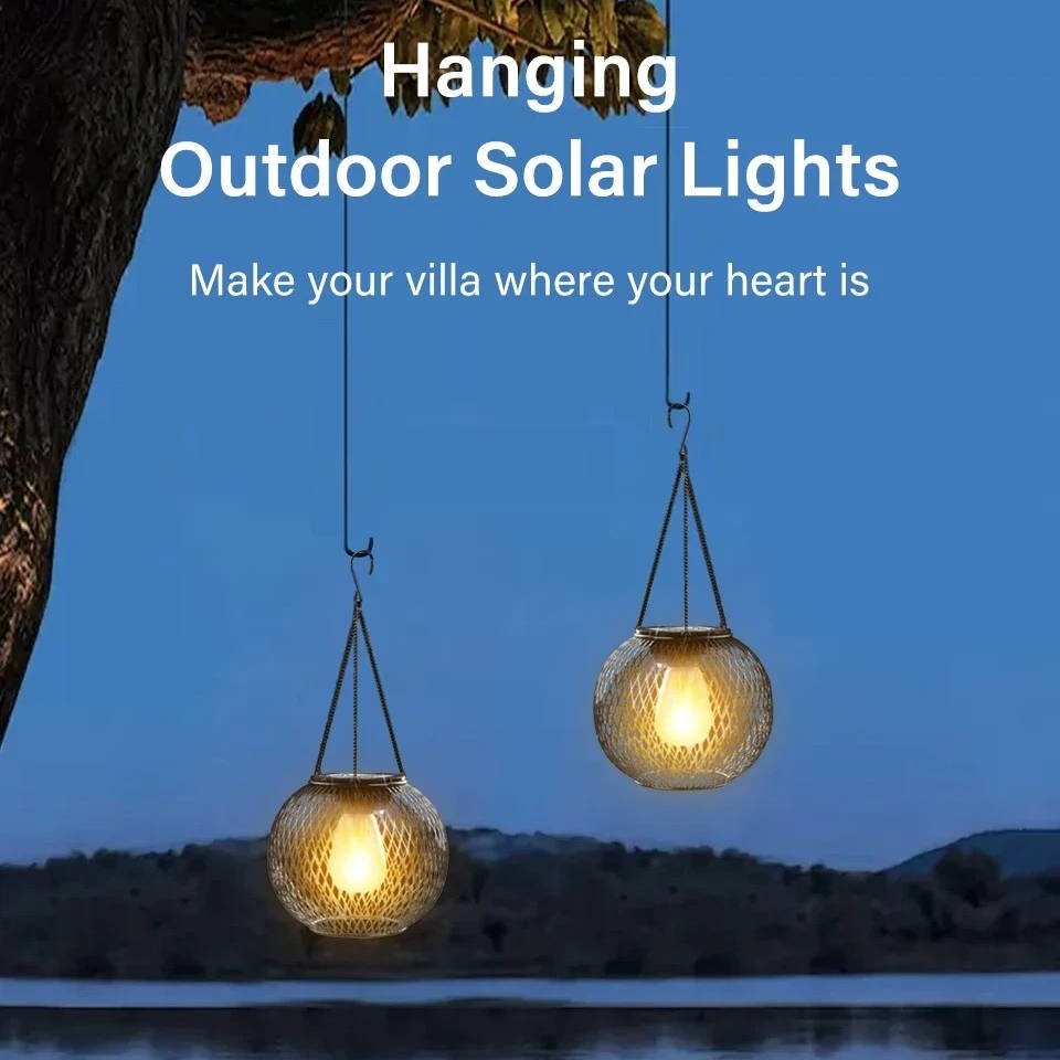 Outdoor Solar Hanging Lantern - My Good Buys - Outdoor Solar Hanging Lantern