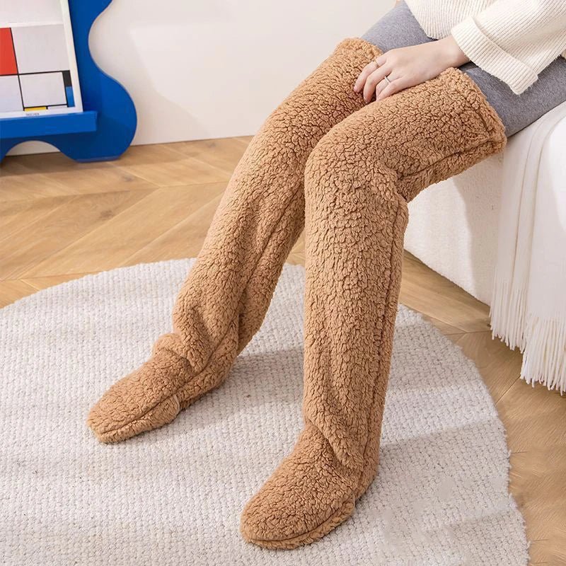 Over Knee High Fuzzy Socks - My Good Buys - Over Knee High Fuzzy Socks