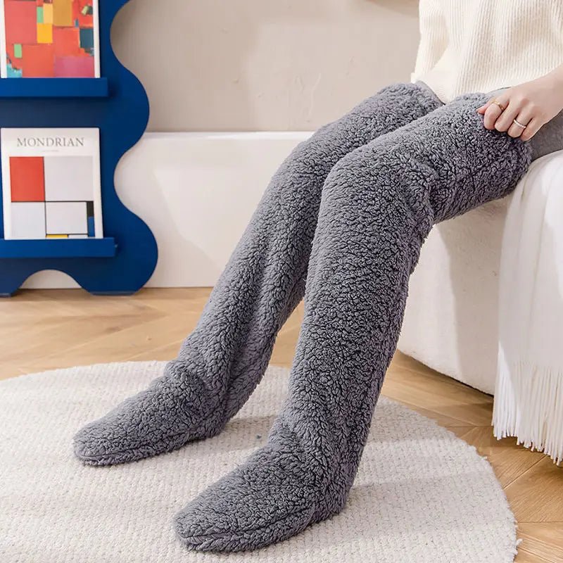 Over Knee High Fuzzy Socks - My Good Buys - Over Knee High Fuzzy Socks
