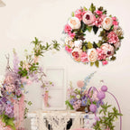 Peony Round Wreath - My Good Buys - Peony Round Wreath