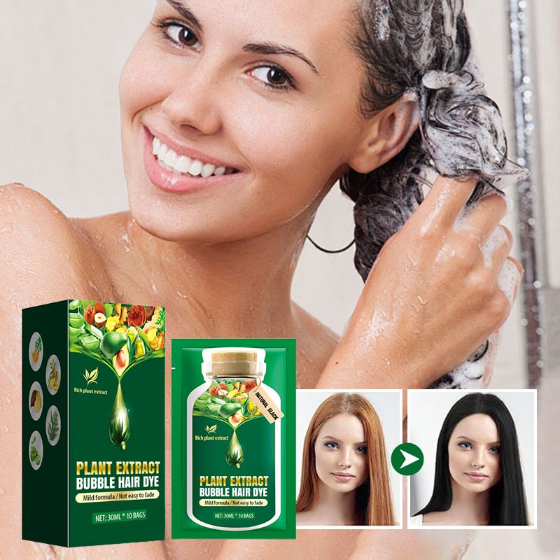 Plant Extract Hair Care Bubble Dye Cream - My Good Buys - Plant Extract Hair Care Bubble Dye Cream