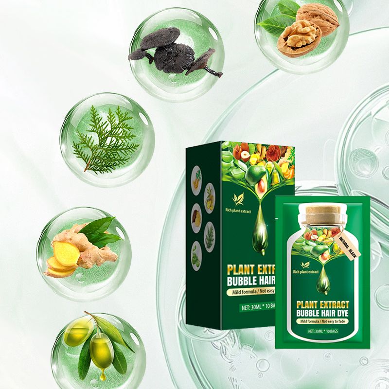 Plant Extract Hair Care Bubble Dye Cream - My Good Buys - Plant Extract Hair Care Bubble Dye Cream