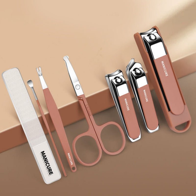 Portable 7-PCS Nail Clipper Manicure Set - My Good Buys - Portable 7-PCS Nail Clipper Manicure Set