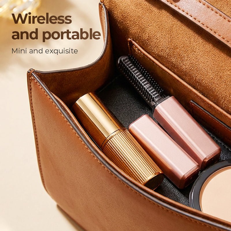 Portable Cordless Mini Hair Straightener Comb - My Good Buys - Portable Cordless Mini Hair Straightener Comb