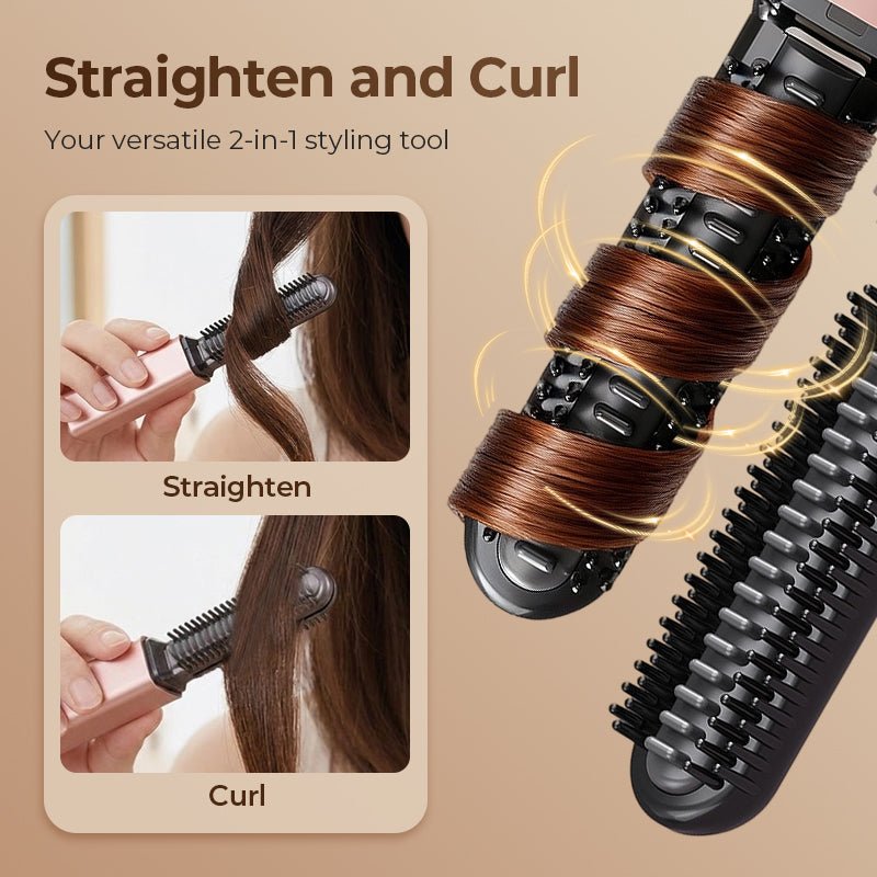 Portable Cordless Mini Hair Straightener Comb - My Good Buys - Portable Cordless Mini Hair Straightener Comb