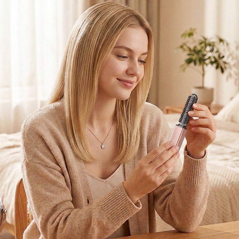 Portable Cordless Mini Hair Straightener Comb - My Good Buys - Portable Cordless Mini Hair Straightener Comb