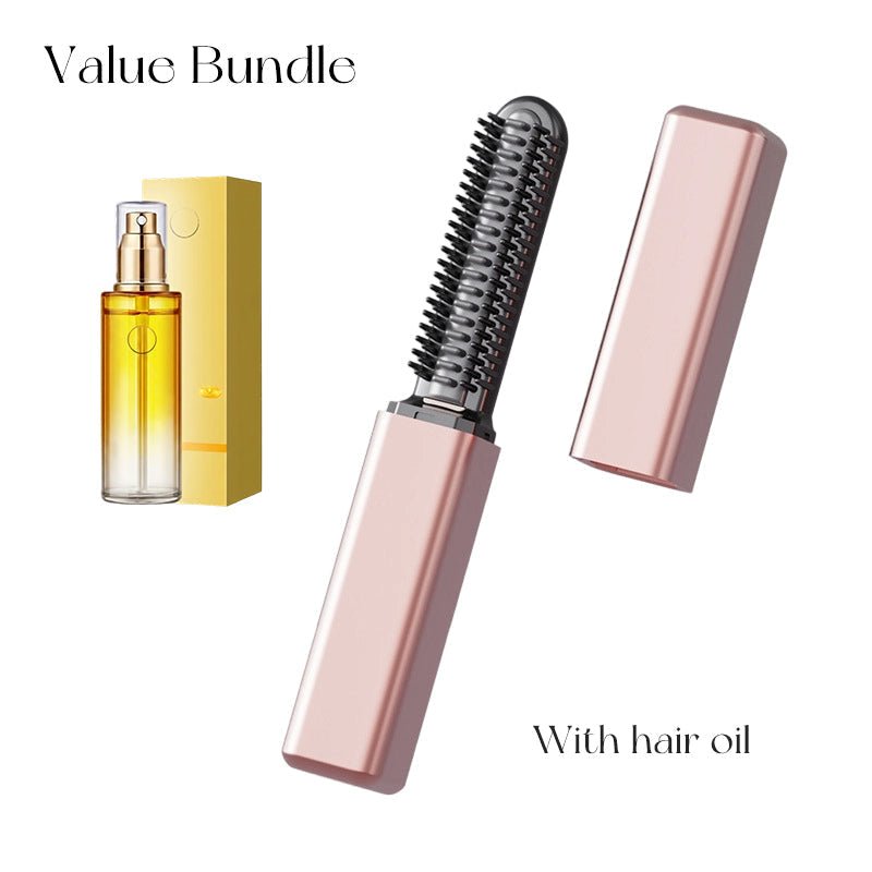 Portable Cordless Mini Hair Straightener Comb - My Good Buys - Portable Cordless Mini Hair Straightener Comb