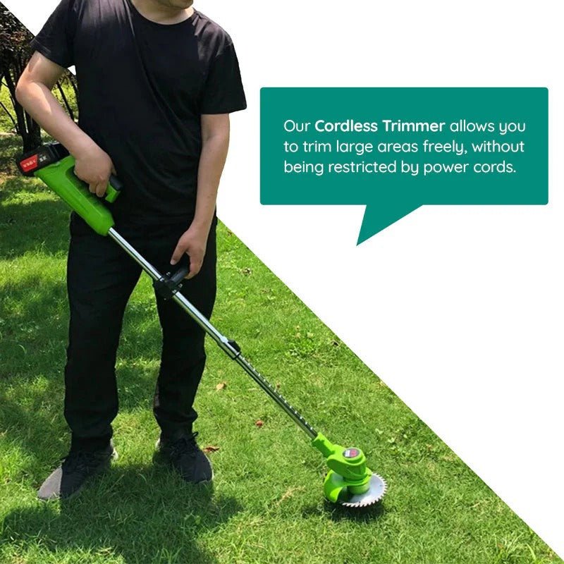 Powerful Electric Battery Operated Cordless Grass Trimmer - My Good Buys - Powerful Electric Battery Operated Cordless Grass Trimmer