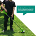 Powerful Electric Battery Operated Cordless Grass Trimmer - My Good Buys - Powerful Electric Battery Operated Cordless Grass Trimmer