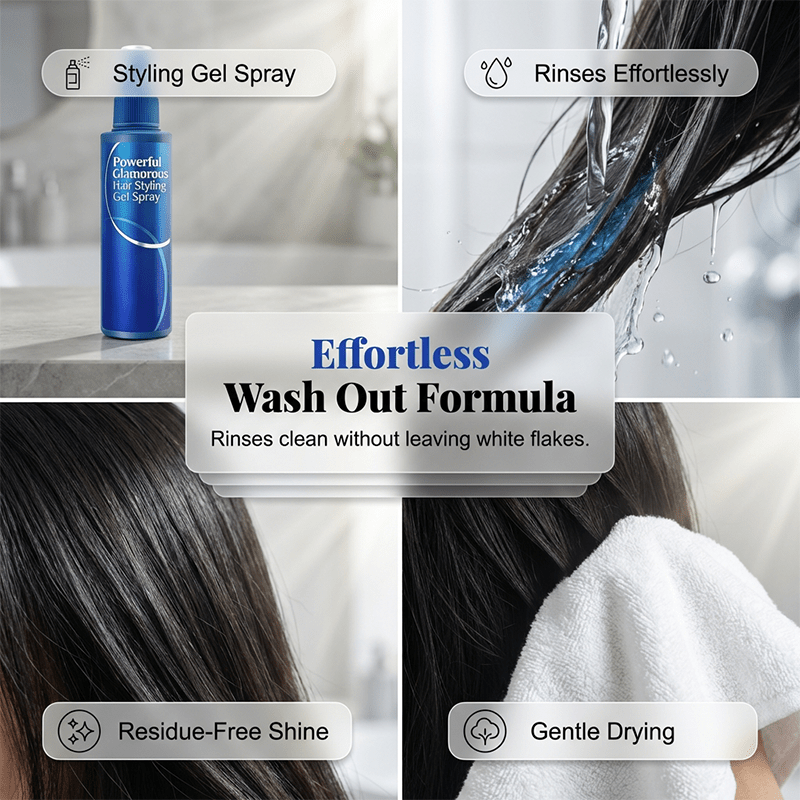 Powerful Glamorous Hair Styling Gel Spray - My Good Buys - Powerful Glamorous Hair Styling Gel Spray