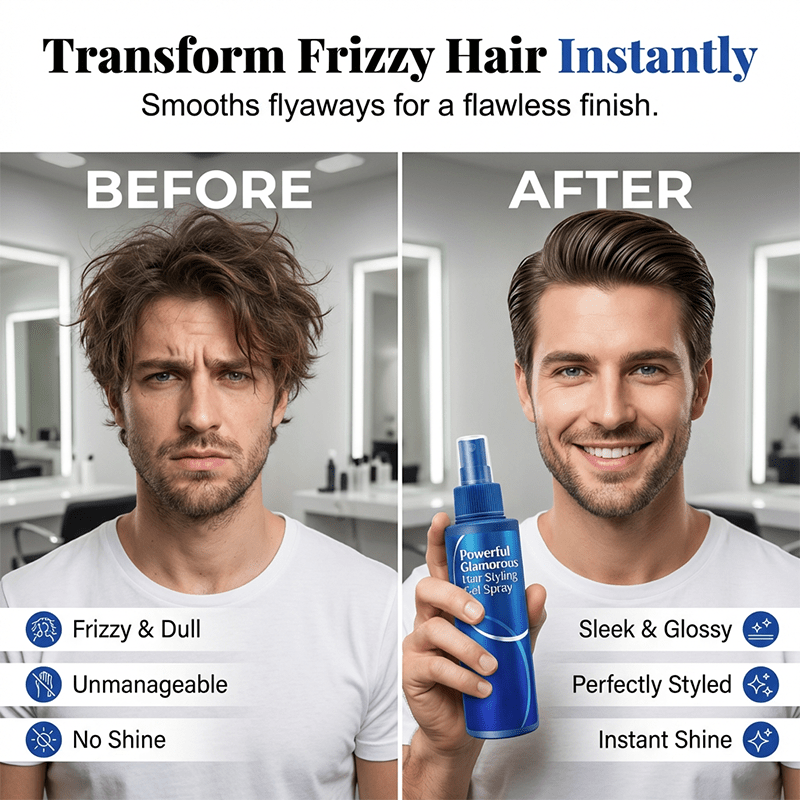 Powerful Glamorous Hair Styling Gel Spray - My Good Buys - Powerful Glamorous Hair Styling Gel Spray
