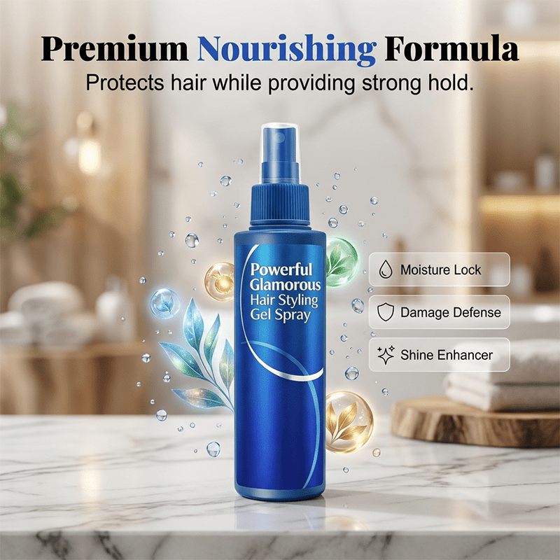 Powerful Glamorous Hair Styling Gel Spray - My Good Buys - Powerful Glamorous Hair Styling Gel Spray