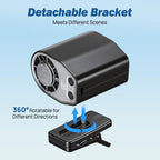 Rechargeable Clip-On Fan for Car, Desk & On the Go - My Good Buys - Rechargeable Clip-On Fan for Car, Desk & On the Go