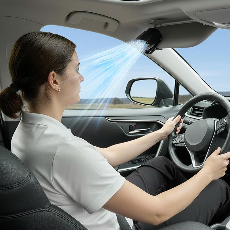 Rechargeable Clip-On Fan for Car, Desk & On the Go - My Good Buys - Rechargeable Clip-On Fan for Car, Desk & On the Go