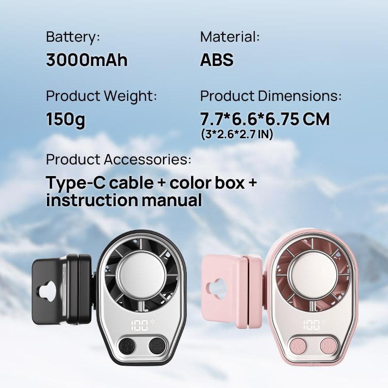 Rechargeable Clip-On Fan for Car, Desk & On the Go - My Good Buys - Rechargeable Clip-On Fan for Car, Desk & On the Go