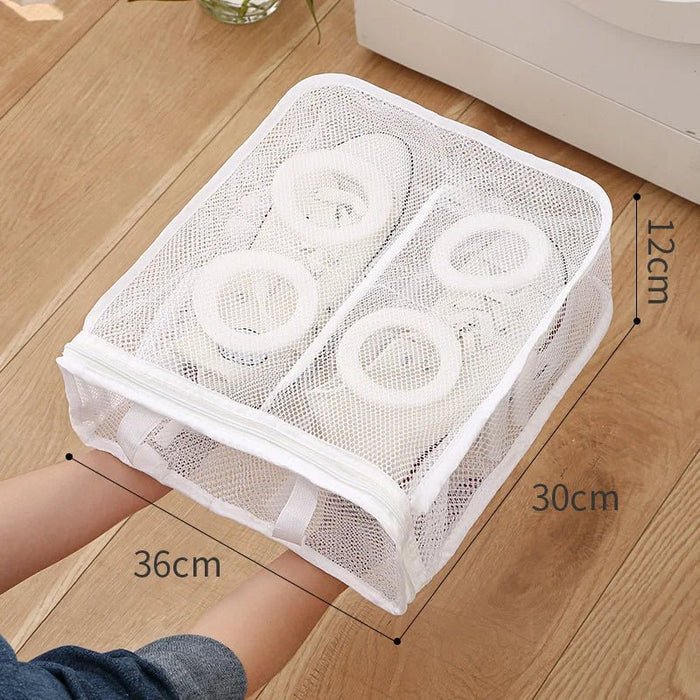 Reusable Shoe Laundry Cleaning Bag - Zippered Wash Bag for Washing Machines, Perfect Sneaker & Tennis Shoe Cleaner Kit for Dirt-Free Shine - My Good Buys - Reusable Shoe Laundry Cleaning Bag - Zippered Wash Bag for Washing Machines, Perfect Sneaker & Tennis Shoe Cleaner Kit for Dirt-Free Shine