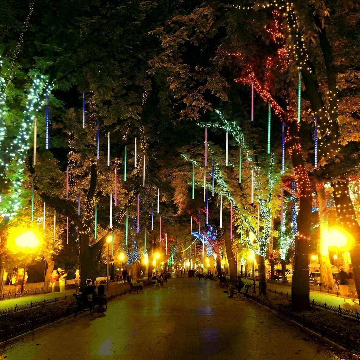 Snowfall Garland Lights (set of 8) - My Good Buys - Snowfall Garland Lights (set of 8)