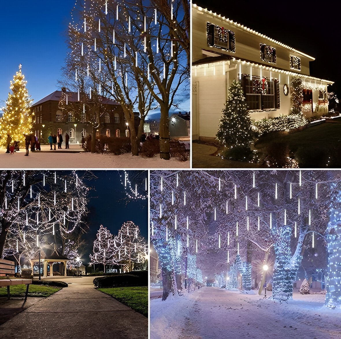 Snowfall Garland Lights (set of 8) - My Good Buys - Snowfall Garland Lights (set of 8)