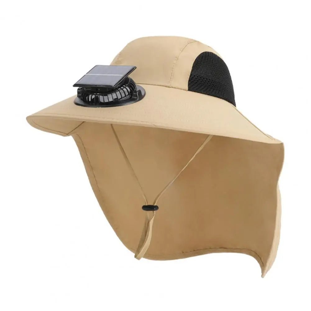 Solar Fan Hat with Wide Brim UV Protection - My Good Buys - Solar Fan Hat with Wide Brim UV Protection