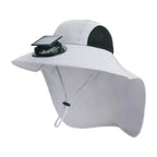 Solar Fan Hat with Wide Brim UV Protection - My Good Buys - Solar Fan Hat with Wide Brim UV Protection