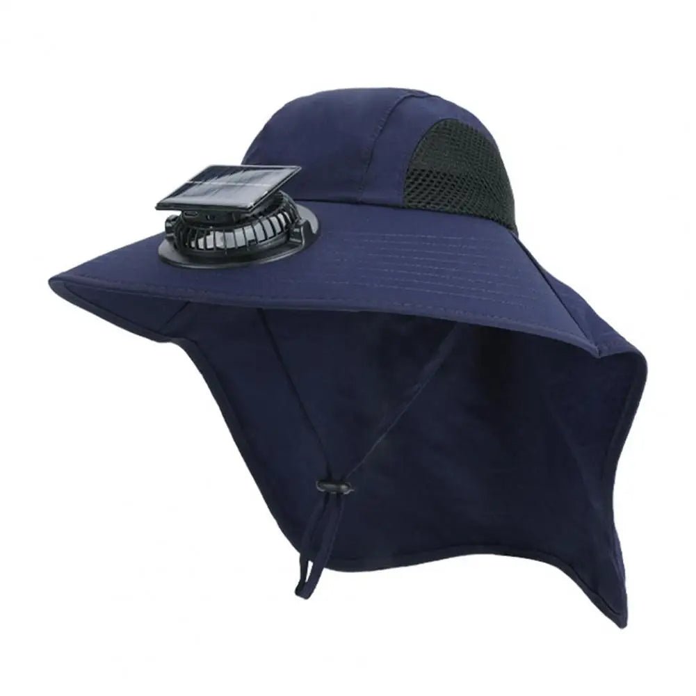 Solar Fan Hat with Wide Brim UV Protection - My Good Buys - Solar Fan Hat with Wide Brim UV Protection