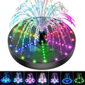 Solar Fountain with 60 LED Lights - My Good Buys - Solar Fountain with 60 LED Lights